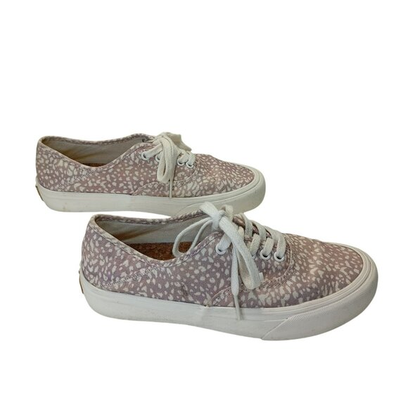 Vans Sneakers Animal Print Canvas Lace-Up Casual 8.5 Womens Sz 7 Mens - Picture 5 of 10